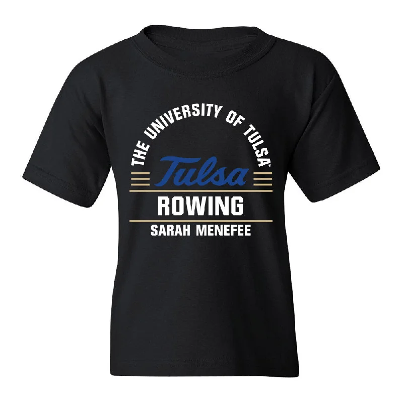 Tulsa - NCAA Women's Rowing : Sarah Menefee - Classic Fashion Shersey Youth T-Shirt-- Machine Wash Dry Clean Hand Wash Tulsa - NCAA Women's Rowing : Sarah Menefee - Classic Fashion Shersey Youth T-Shirt-- Machine Wash Dry Clean Hand Wash