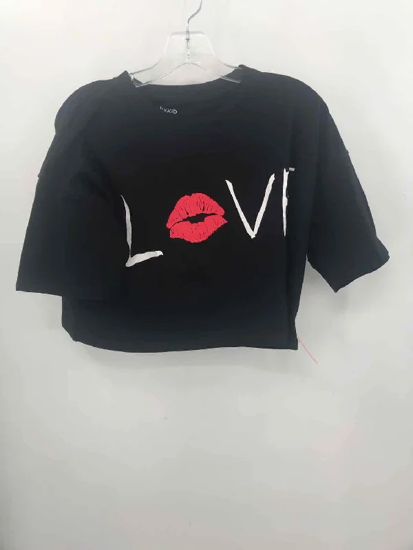 Pre-Owned Nikki B Black Size Small T-shirt-- Terry Blend Velvet Blend Canvas Blend
