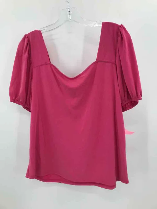 Pre-Owned Green Envelope Pink Size Medium T-shirt-- V-Neck T-Shirt Long Sleeve Cotton Pre-Owned Green Envelope Pink Size Medium T-shirt-- V-Neck T-Shirt Long Sleeve Cotton