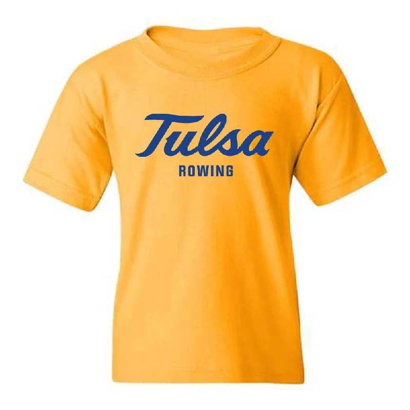Tulsa - NCAA Women's Rowing : Sarah Menefee - Classic Shersey Youth T-Shirt-- Chenille Brocade Lace Tulsa - NCAA Women's Rowing : Sarah Menefee - Classic Shersey Youth T-Shirt-- Chenille Brocade Lace