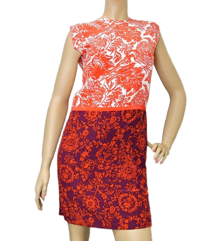 Gucci Women's Multicolor Floral Silk T Shirt Runway Dress-- Handmade Hand-knitted Hand-woven Gucci Women's Multicolor Floral Silk T Shirt Runway Dress-- Handmade Hand-knitted Hand-woven