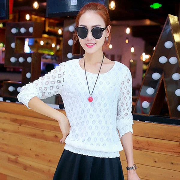 white long sleeved