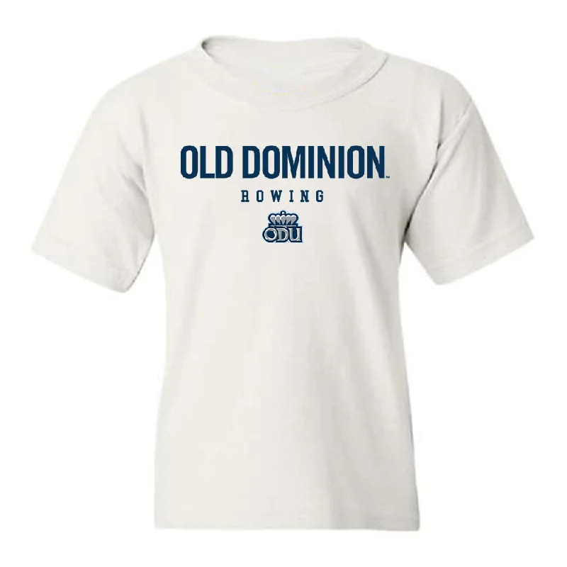 Old Dominion - NCAA Women's Rowing : Laila Linstrom - Classic Shersey Youth T-Shirt-- Collared T-Shirt Boat Neck A-Line Old Dominion - NCAA Women's Rowing : Laila Linstrom - Classic Shersey Youth T-Shirt-- Collared T-Shirt Boat Neck A-Line