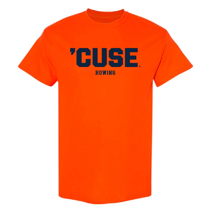 Syracuse - NCAA Women's Rowing : Lauren Kelly - T-Shirt-- Solid Color Striped Floral Syracuse - NCAA Women's Rowing : Lauren Kelly - T-Shirt-- Solid Color Striped Floral