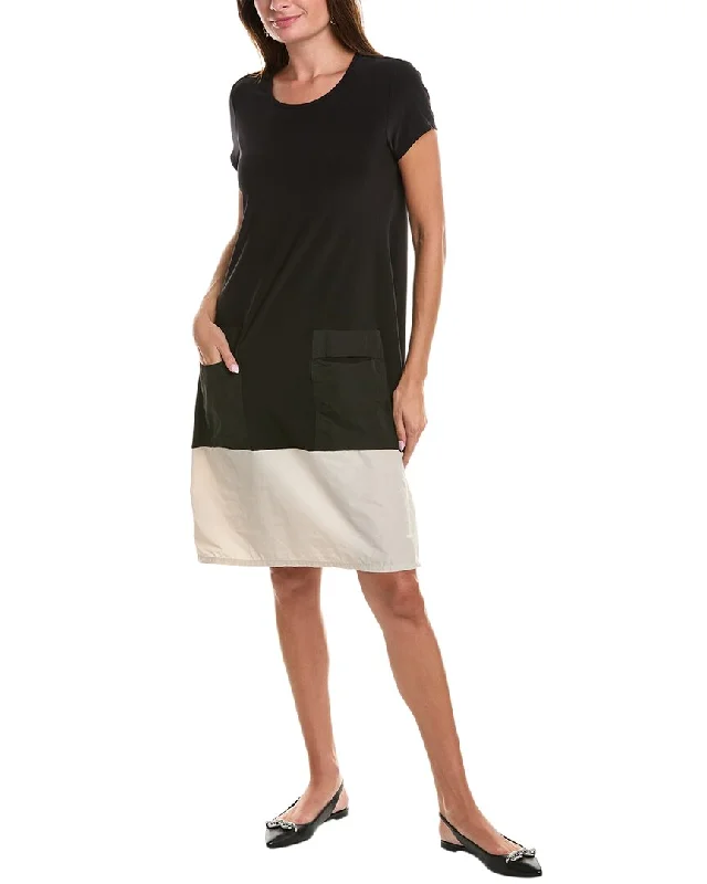 Joseph Ribkoff T-Shirt Dress-- Welt Pockets Slit Pockets