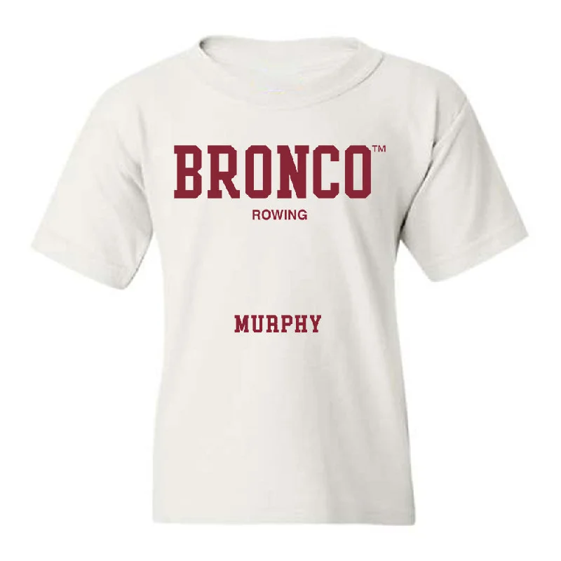 SCU - NCAA Women's Rowing : Maia Murphy - Classic Fashion Shersey Youth T-Shirt-- Print Jacquard Patchwork SCU - NCAA Women's Rowing : Maia Murphy - Classic Fashion Shersey Youth T-Shirt-- Print Jacquard Patchwork