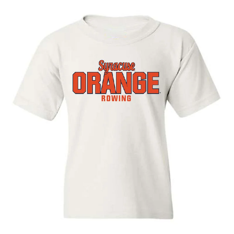 Syracuse - NCAA Women's Rowing : Lauren Kelly - Classic Shersey Youth T-Shirt-- Mesh Canvas Denim Syracuse - NCAA Women's Rowing : Lauren Kelly - Classic Shersey Youth T-Shirt-- Mesh Canvas Denim