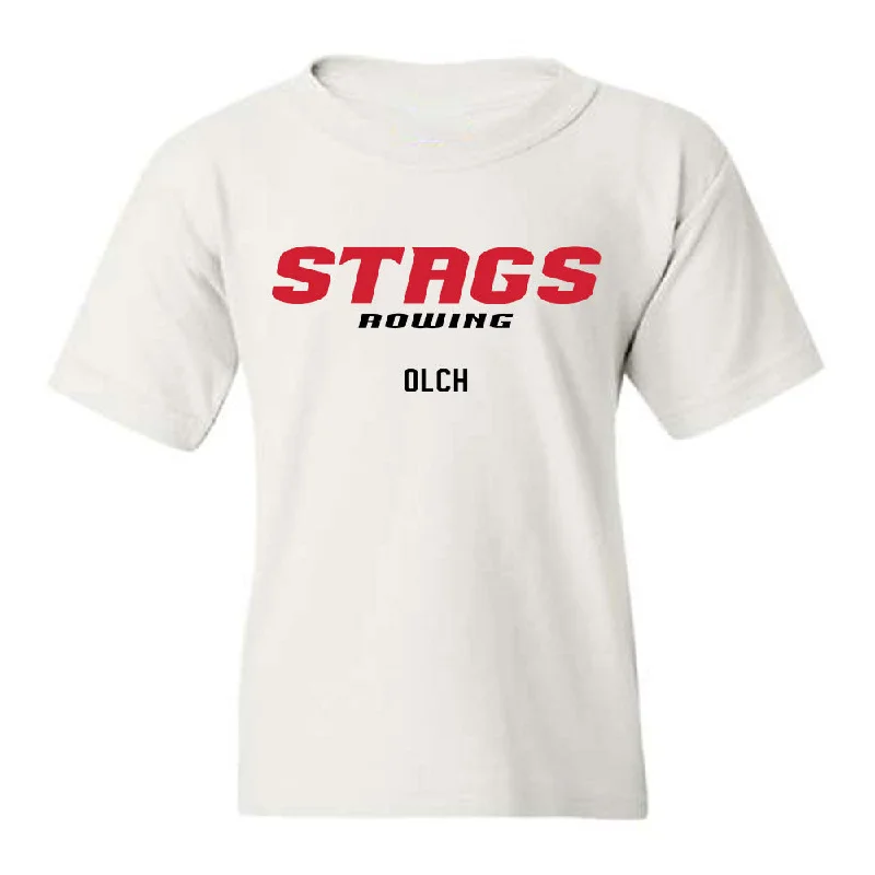 Fairfield - NCAA Women's Rowing : Milly Olch - Classic Fashion Shersey Youth T-Shirt-- Cotton Fabric Linen Fabric Terry Fabric Fairfield - NCAA Women's Rowing : Milly Olch - Classic Fashion Shersey Youth T-Shirt-- Cotton Fabric Linen Fabric Terry Fabric