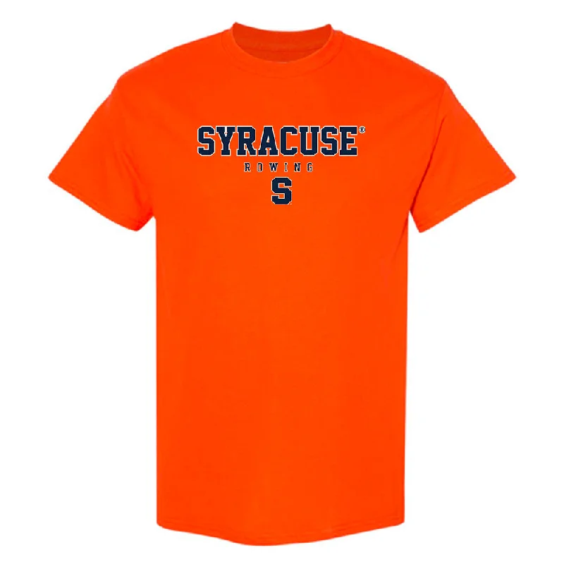Syracuse - NCAA Women's Rowing : Lauren Kelly - Classic Shersey T-Shirt-- Chenille Brocade Lace Syracuse - NCAA Women's Rowing : Lauren Kelly - Classic Shersey T-Shirt-- Chenille Brocade Lace