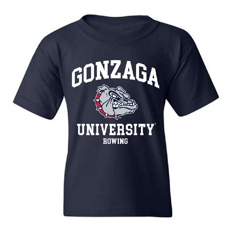 Gonzaga - NCAA Women's Rowing : Amanda Triebensee - Classic Shersey Youth T-Shirt-- Houndstooth Herringbone Solid Gonzaga - NCAA Women's Rowing : Amanda Triebensee - Classic Shersey Youth T-Shirt-- Houndstooth Herringbone Solid