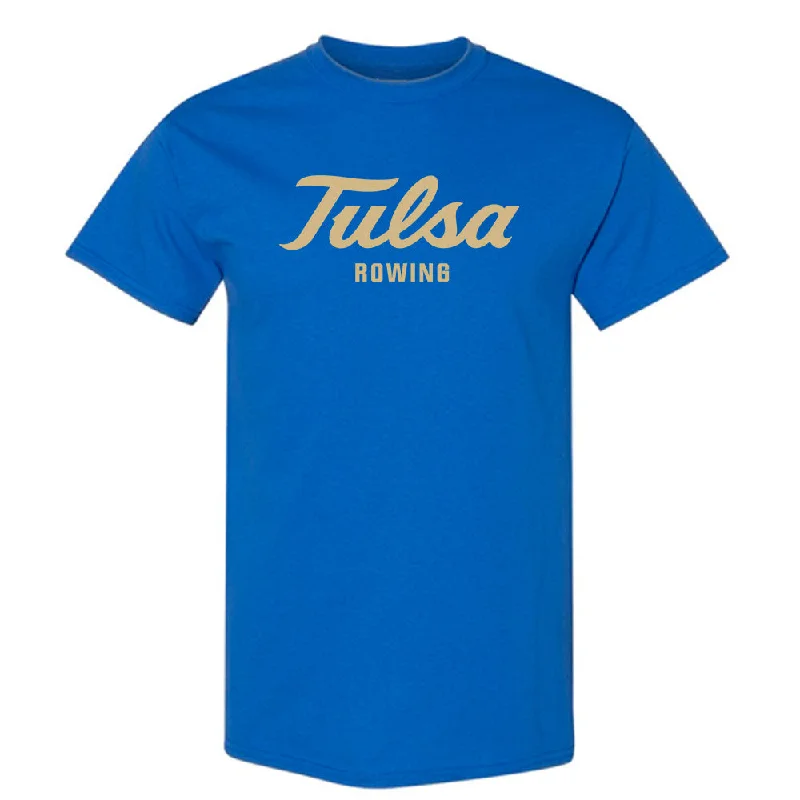 Tulsa - NCAA Women's Rowing : Sarah Menefee - Classic Shersey T-Shirt-- Rayon Velvet Corduroy Tulsa - NCAA Women's Rowing : Sarah Menefee - Classic Shersey T-Shirt-- Rayon Velvet Corduroy