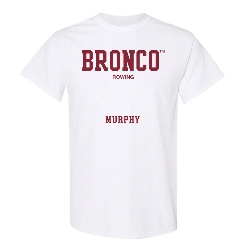 SCU - NCAA Women's Rowing : Maia Murphy - Classic Fashion Shersey T-Shirt-- Welt Pockets Slit Pockets Flap Pockets SCU - NCAA Women's Rowing : Maia Murphy - Classic Fashion Shersey T-Shirt-- Welt Pockets Slit Pockets Flap Pockets