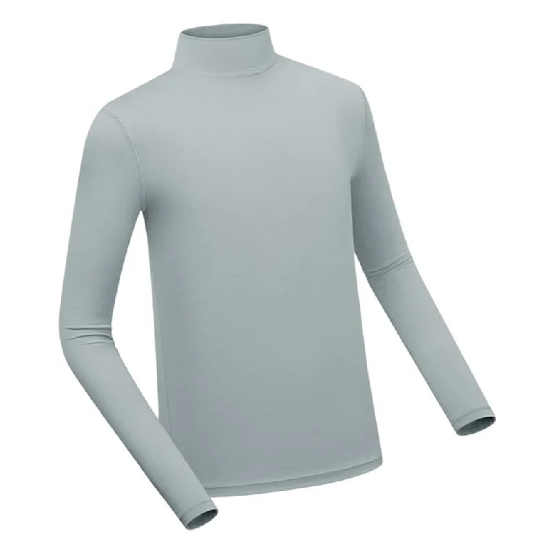 Maxbell Golf Men Ice Silk Shirt Golf Bottoming Shirts Sunscreen Tops for Golfing Gray M-- Welt Pockets Slit Pockets Maxbell Golf Men Ice Silk Shirt Golf Bottoming Shirts Sunscreen Tops for Golfing Gray M-- Welt Pockets Slit Pockets