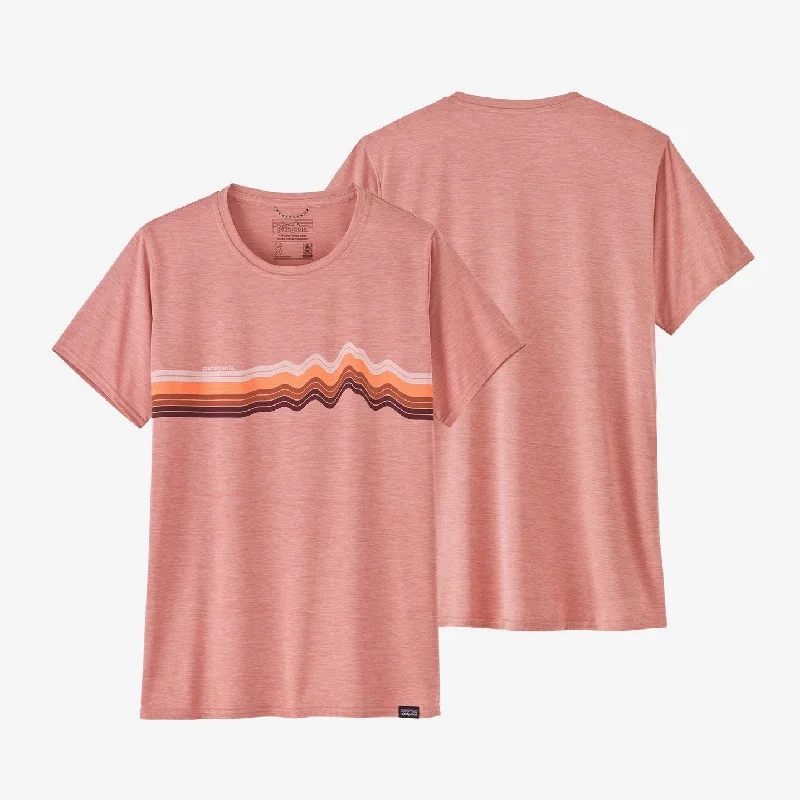 W’s Cap Cool Daily Graphic Shirt-- Collared T-Shirt Boat Neck A-Line