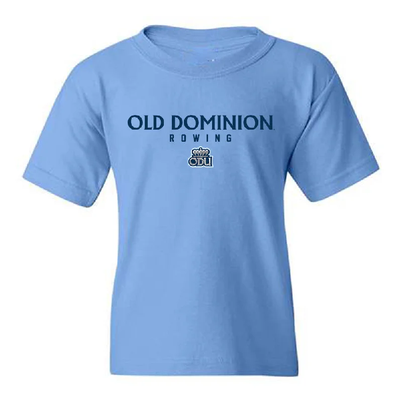 Old Dominion - NCAA Women's Rowing : Laila Linstrom - Classic Shersey Youth T-Shirt-- Ribbed T-Shirt High Neck Heavyweight Old Dominion - NCAA Women's Rowing : Laila Linstrom - Classic Shersey Youth T-Shirt-- Ribbed T-Shirt High Neck Heavyweight