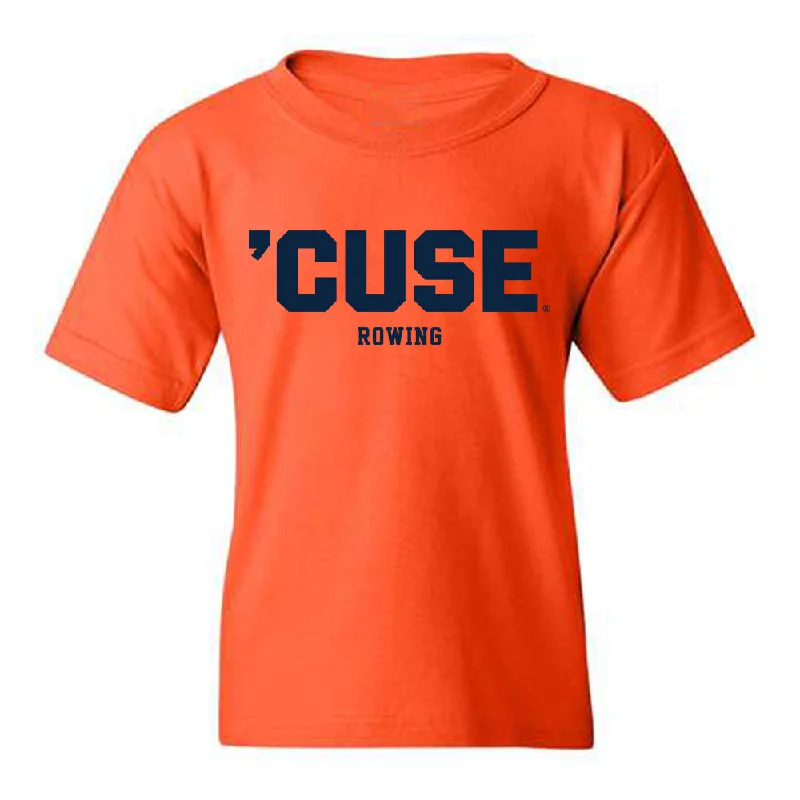Syracuse - NCAA Women's Rowing : Hannah Fagioli - Youth T-Shirt-- Zippered Buttoned Snapped Syracuse - NCAA Women's Rowing : Hannah Fagioli - Youth T-Shirt-- Zippered Buttoned Snapped