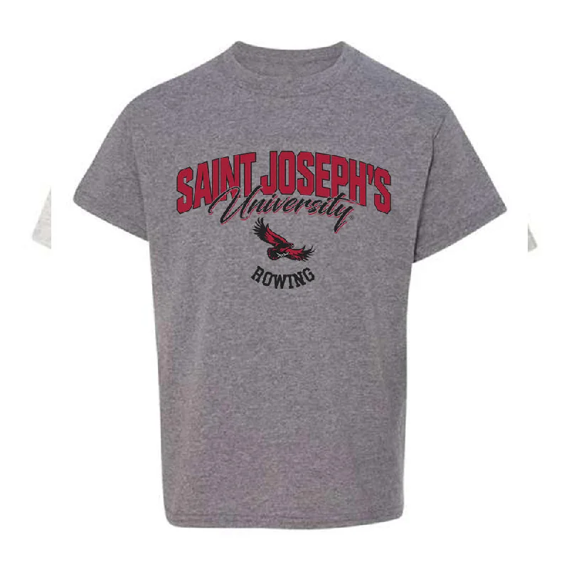 St. Joe's - NCAA Women's Rowing : Evie Holder - Classic Shersey Youth T-Shirt-- Hooded Caped Shawl Collar St. Joe's - NCAA Women's Rowing : Evie Holder - Classic Shersey Youth T-Shirt-- Hooded Caped Shawl Collar