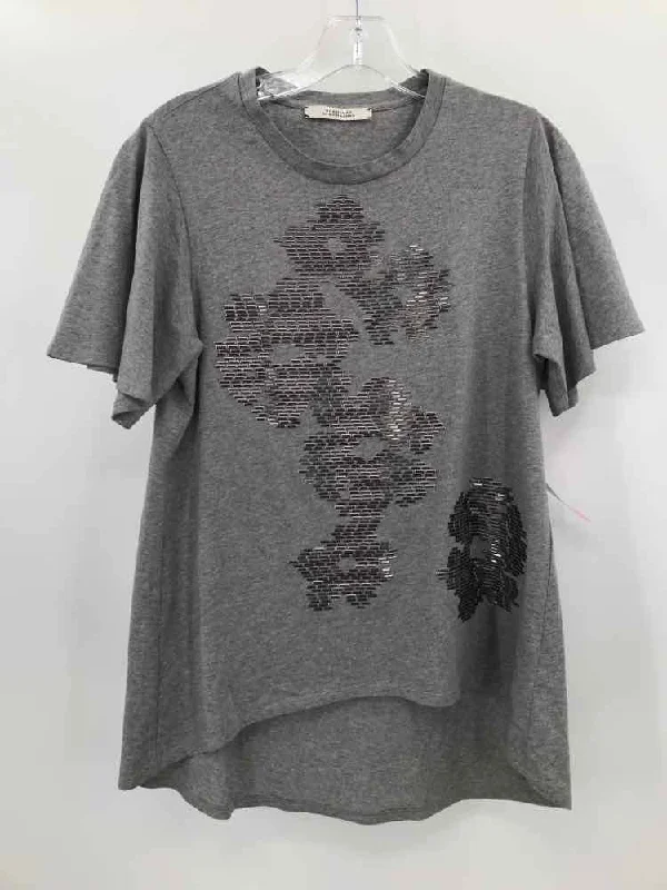 Pre-Owned Dorothee Schumacher Grey Size XS T-shirt-- Sequined Glittery Shiny