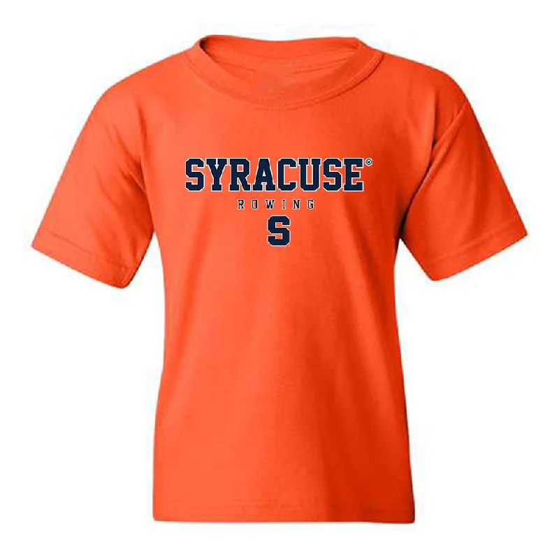Syracuse - NCAA Women's Rowing : Hallie Rehl - Classic Shersey Youth T-Shirt-- Spandex Blend Rayon Blend Denim Blend Syracuse - NCAA Women's Rowing : Hallie Rehl - Classic Shersey Youth T-Shirt-- Spandex Blend Rayon Blend Denim Blend