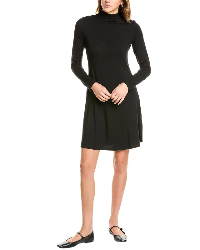 Vince Mock T-Shirt Dress-- Graphic T-Shirt Round Neck Polyester