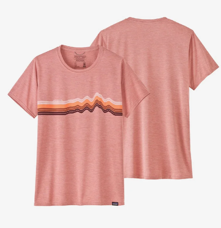 Women's Cap Cool Daily Graphic Shirt-- Fitted T-Shirt Seamless Stretchy