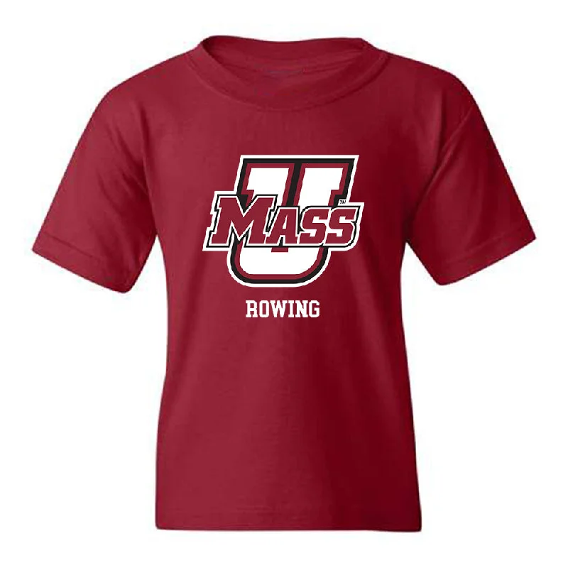 UMass - NCAA Women's Rowing : Paxton Graham - Classic Fashion Shersey Youth T-Shirt-- Striped Floral Plaid UMass - NCAA Women's Rowing : Paxton Graham - Classic Fashion Shersey Youth T-Shirt-- Striped Floral Plaid