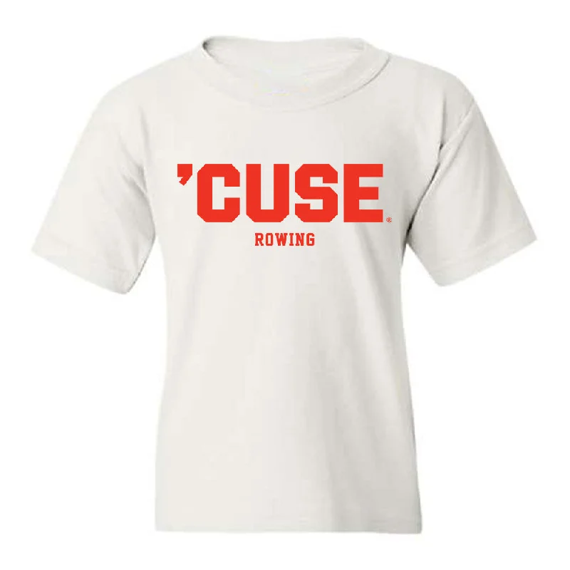 Syracuse - NCAA Women's Rowing : Hallie Rehl - Youth T-Shirt-- Fashionable Trendy Casual Syracuse - NCAA Women's Rowing : Hallie Rehl - Youth T-Shirt-- Fashionable Trendy Casual