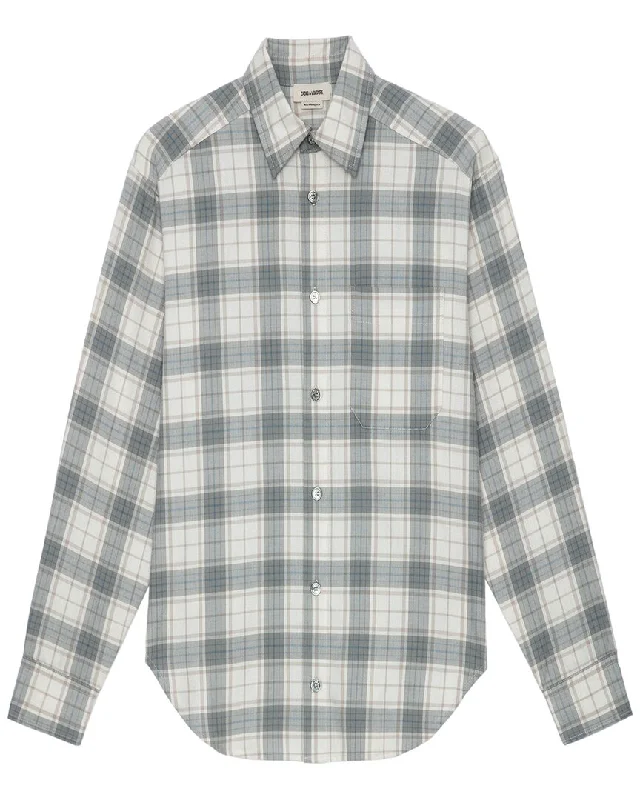 Zadig & Voltaire Shirt-- Plaid T-Shirt Polka Dot Checkered