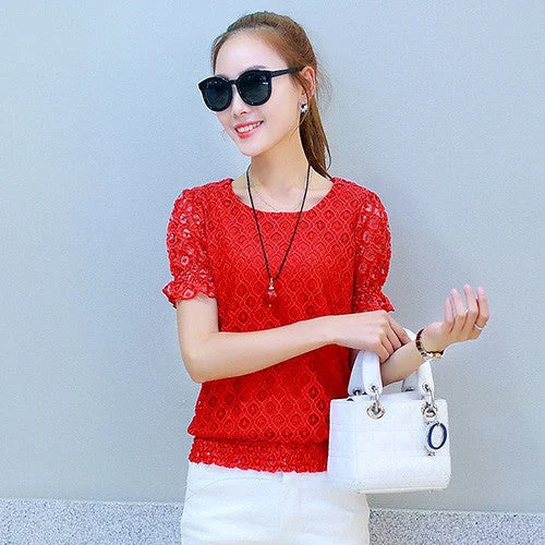 red Short sleeve