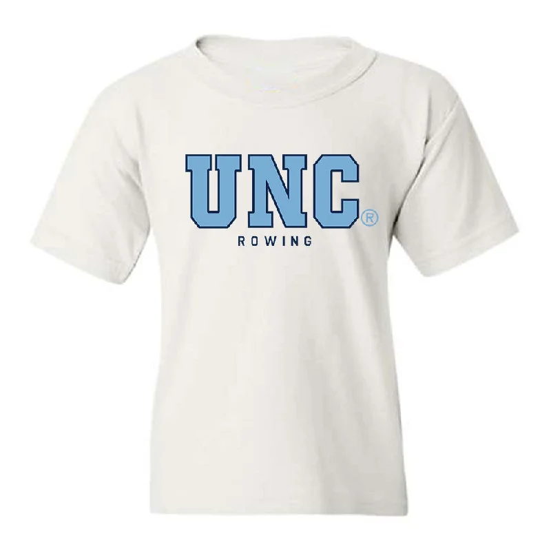 UNC - NCAA Women's Rowing : Lindsey Troftgruben - Classic Shersey Youth T-Shirt-- Satin Fabric Silk Fabric Chiffon Fabric UNC - NCAA Women's Rowing : Lindsey Troftgruben - Classic Shersey Youth T-Shirt-- Satin Fabric Silk Fabric Chiffon Fabric