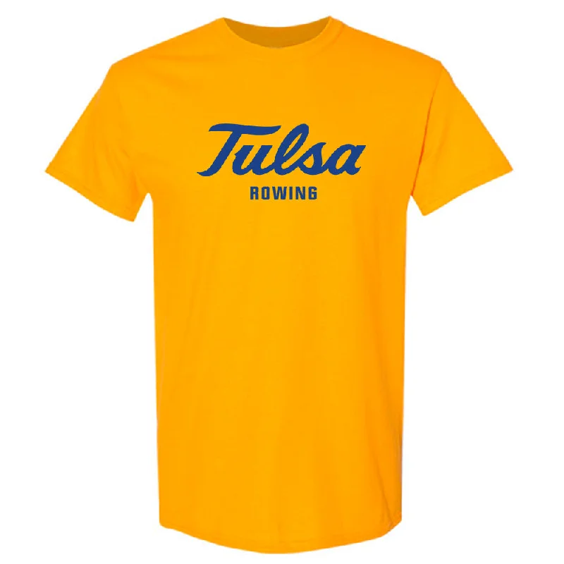Tulsa - NCAA Women's Rowing : Sarah Menefee - Classic Shersey T-Shirt-- Fleece Nylon Spandex Tulsa - NCAA Women's Rowing : Sarah Menefee - Classic Shersey T-Shirt-- Fleece Nylon Spandex