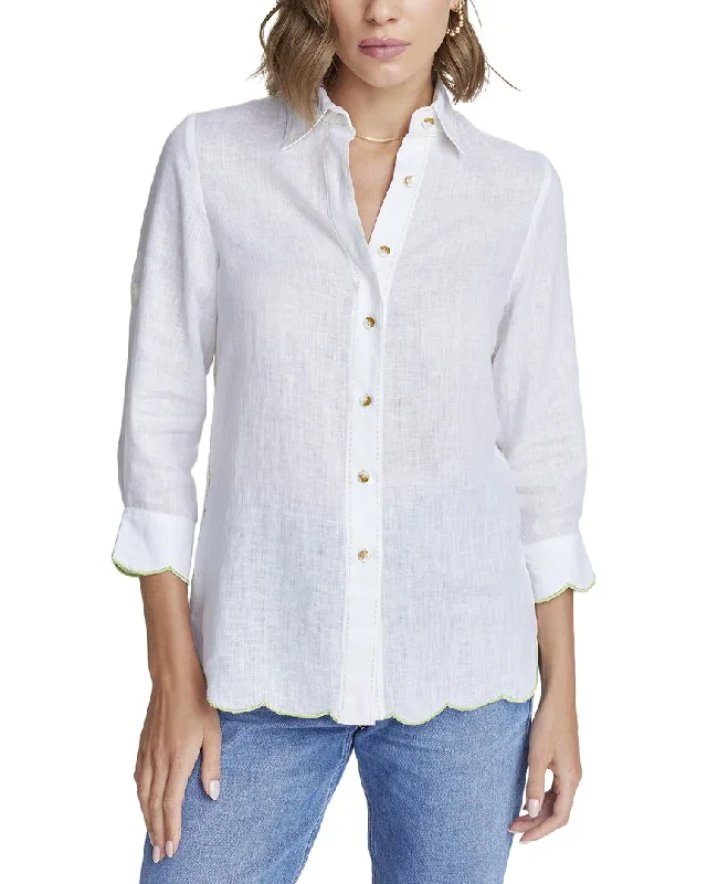 Robert Graham Hadley Linen Shirt-- Fleece Nylon Spandex