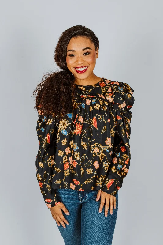 Ulla Johnson Mattie Blouse Odesssa Embroidered Cotton Blouse