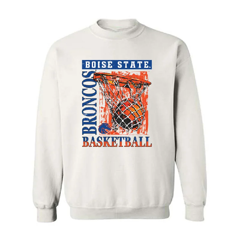 Boise State - NCAA Women's Basketball : Josee Steadman - Sport Shersey Crewneck Sweatshirt Hoodie with Ribbed Cuffs Snug Fit Comfort Boise State - NCAA Women's Basketball : Josee Steadman - Sport Shersey Crewneck Sweatshirt Hoodie with Ribbed Cuffs Snug Fit Comfort