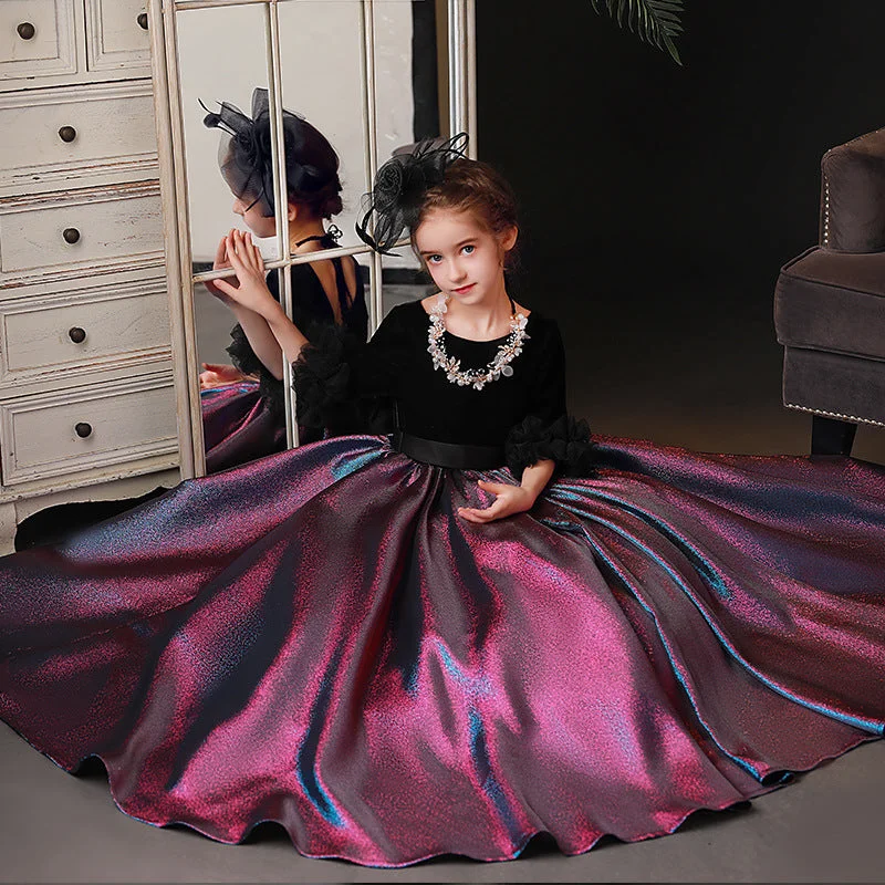 Baby Girl First Communion Dress Girl Retro Luxury Puffy Birthday Party Pageant Dress Tunics Bestseller popular Baby Girl First Communion Dress Girl Retro Luxury Puffy Birthday Party Pageant Dress Tunics Bestseller popular