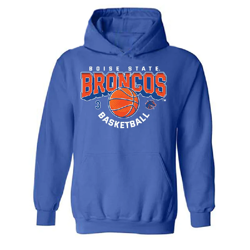 Boise State - NCAA Women's Basketball : Josee Steadman - Sport Shersey Hooded Sweatshirt Hoodie with Typography Text Message Boise State - NCAA Women's Basketball : Josee Steadman - Sport Shersey Hooded Sweatshirt Hoodie with Typography Text Message