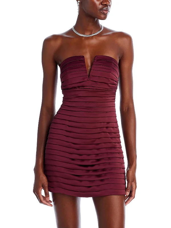 Womens Boning Mini Cocktail And Party Dress Tunics Winter warm