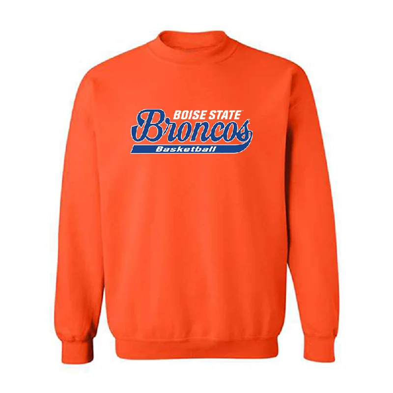 Boise State - NCAA Women's Basketball : Josee Steadman - Classic Shersey Crewneck Sweatshirt Hoodie with Embroidery Detailed Premium Boise State - NCAA Women's Basketball : Josee Steadman - Classic Shersey Crewneck Sweatshirt Hoodie with Embroidery Detailed Premium