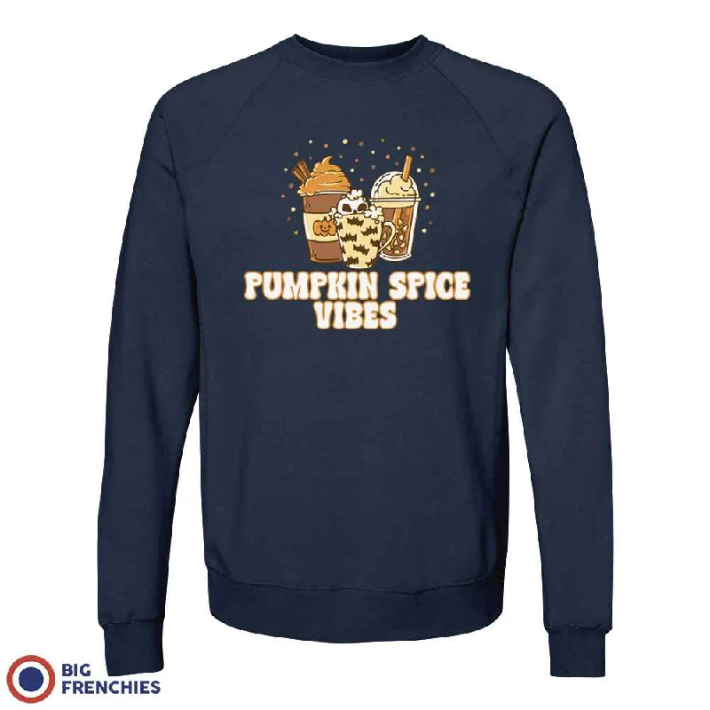 Pumpkin Spice Vibes Unisex Organic Cotton Sweatshirt Hoodie with Belted Waist Structured Tailored