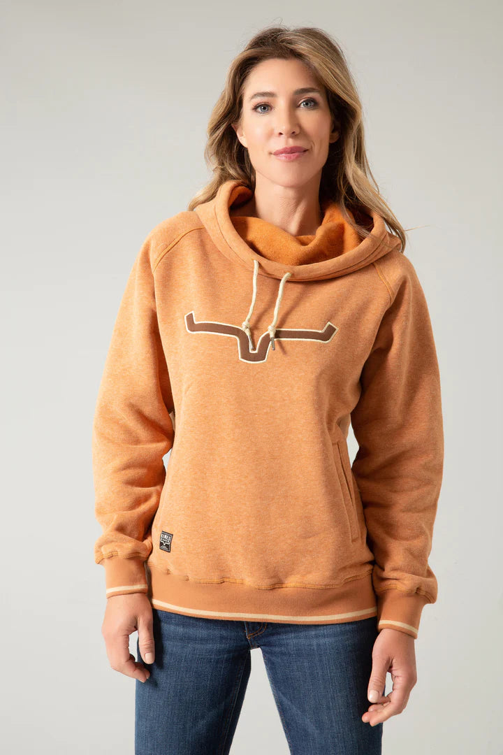 Women's Kimes Two Scoops Hoodie Hoodie with Hem Applique Textured Unique