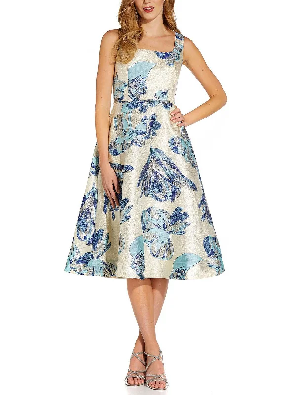 Womens Metallic Sleeveless Cocktail and Party Dress Tunics Office stylish