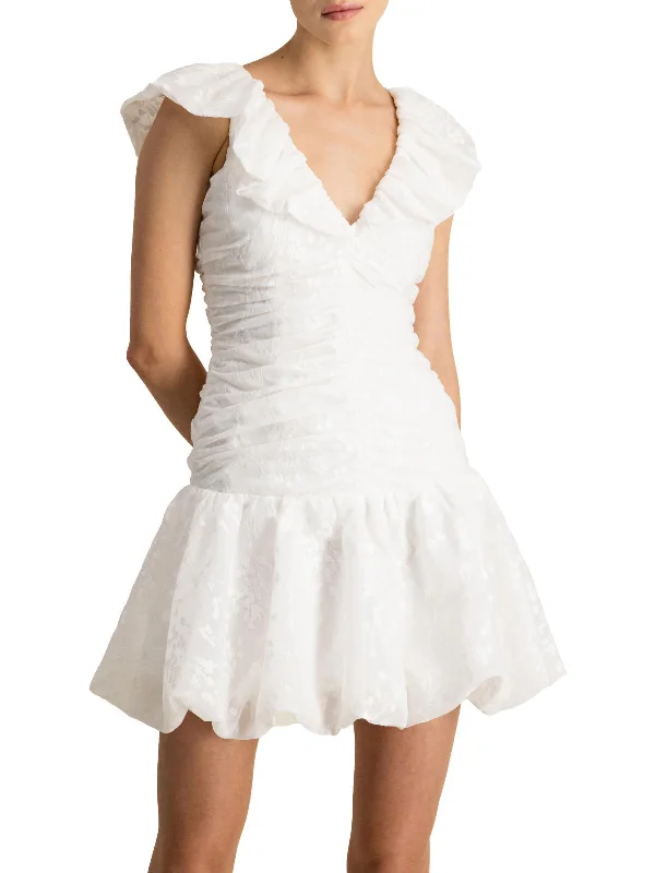 Womens Floral Mini Cocktail and Party Dress Tunics Exclusive limited