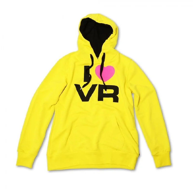 New Official Valentino Rossi VR46 Woman'S Yellow Hoodie Vrwfl 539 01 Hoodie with Pocket Utility Practical New Official Valentino Rossi VR46 Woman'S Yellow Hoodie Vrwfl 539 01 Hoodie with Pocket Utility Practical