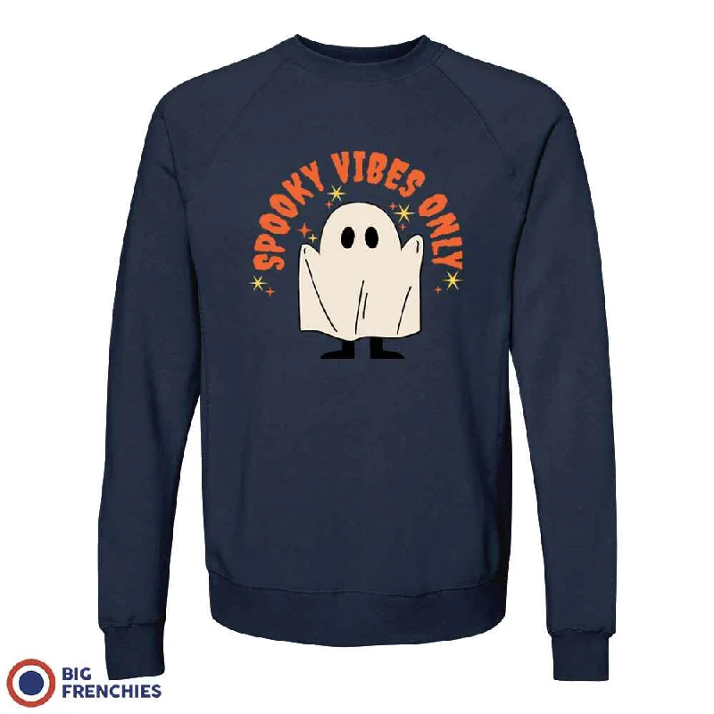 Spooky Vibes Only Halloween Unisex Organic Cotton Sweatshirt Hoodie with Velcro Closure Adjustable Secure Spooky Vibes Only Halloween Unisex Organic Cotton Sweatshirt Hoodie with Velcro Closure Adjustable Secure