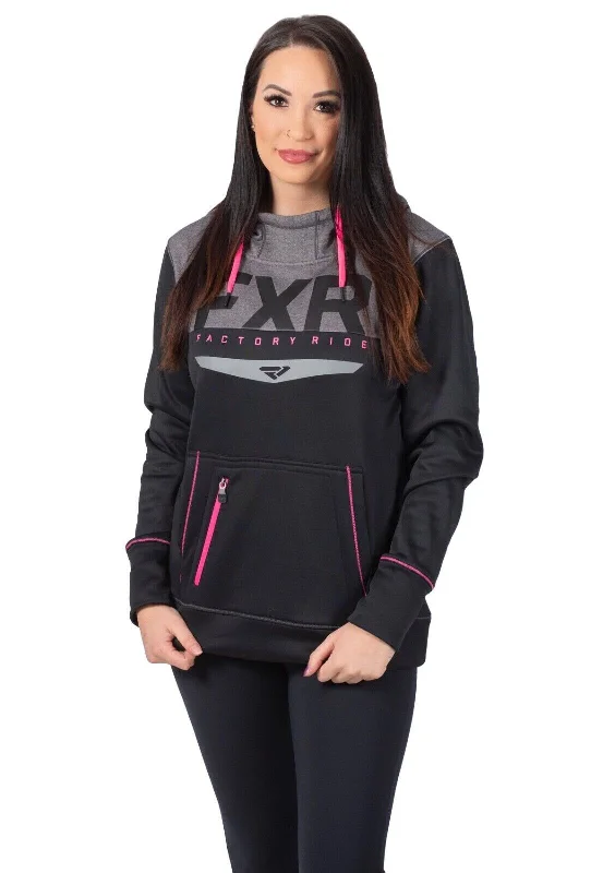 Official FXR Racing Womans Helium Tech Pull Over Hoodie - 201215-1094 Hoodie with Patch Decorative Personalized Official FXR Racing Womans Helium Tech Pull Over Hoodie - 201215-1094 Hoodie with Patch Decorative Personalized