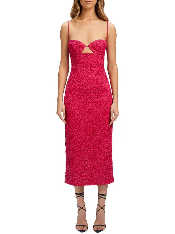 Ivanna Womens Lace Open Back Cocktail And Party Dress Tunics Recommended stylist