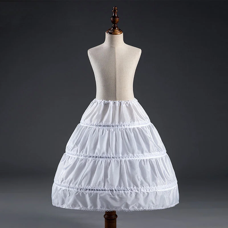 Girls Princess Dress Puffy Pannier Bustle Tunics Sophisticated sleek