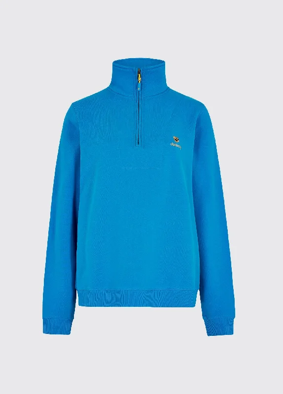 Castlemartyr sweatshirt - Greek Blue Hoodie with Magnetic Closure Innovative Modern