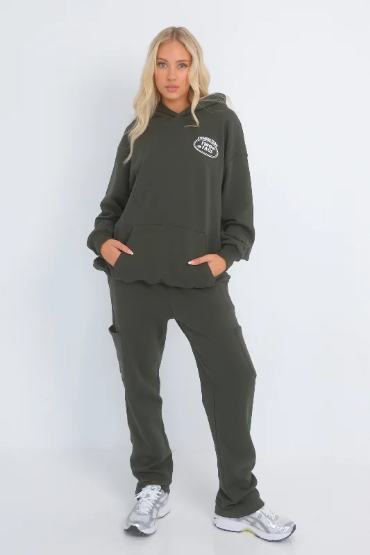 AW23 Team Hoodie - Pine Hoodie with Velcro Closure Adjustable Secure