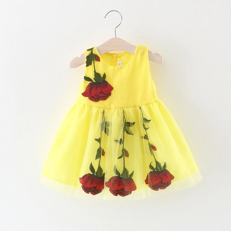 Summer Lovely Girl Flower Daily Dress Tunics Floral girly